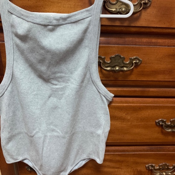 NWOT Dynamite | Grey Bodysuit - Picture 3 of 5